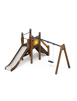 «Счастливое детство» (ЭКО) ДИК 2.01.03-02 H=1200 игровой комплекс