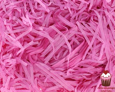 Наполнитель бумажный 100гр, цвет розовый