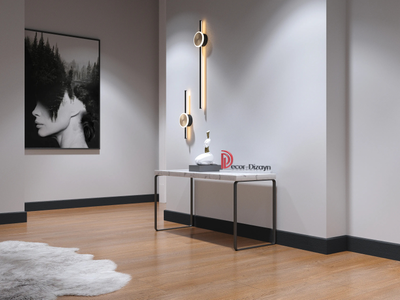 Напольный плинтус Decor-Dizayn 706-100SH, влагостойкий, ударопрочный, 2,4 метра