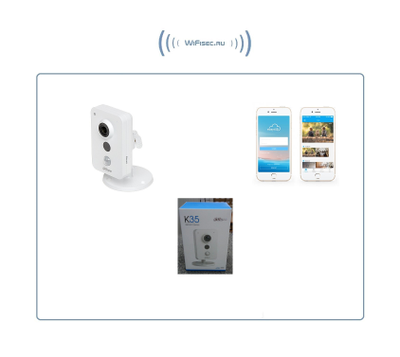 DaHua. Домашняя IP WiFI/LAN видеокамера с DVR, Full HD