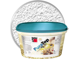 Штукатурка декоративная акрилатная премиум-класса BAUMIT PuraTop Белая база Шуба 3 мм 25 кг