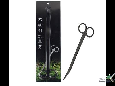 SwetAqua Black Scissors NKI 250 - Ножницы металлические изогнутые, 25 см, черные