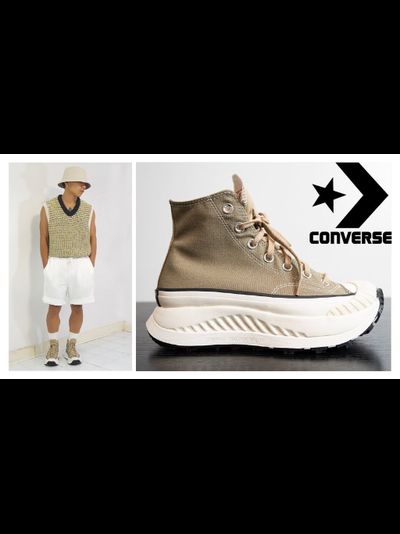 Кеды Converse Chuck Taylor 70 AT-CX Хаки на платформе