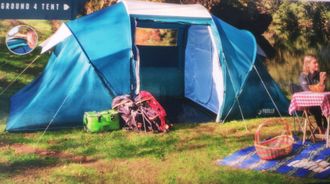 Двухкомнатная палатка Family tents 6 местная