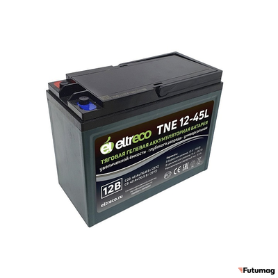 Тяговый аккумулятор Eltreco TNE12-45 (12V38A/H C3)