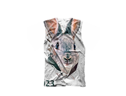 Майка 3D с полной запечаткой год Кролика №13