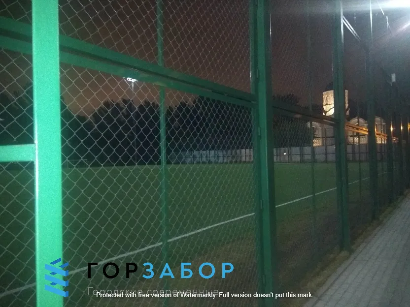 Сварное металлическое спортивное ограждение под ключ