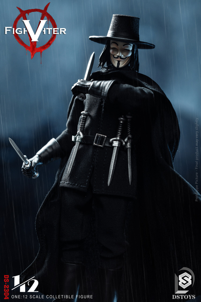 Ви («V» значит Вендетта) - Коллекционная фигурка 1/12 SCALE V fighter (DS-2304) - DSTOYS