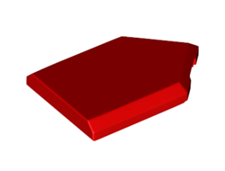 Tile, Modified 2 x 3 Pentagonal, Red (22385 / 6294045)