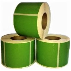 Этикетка цветная самокл.термо Эко 58*40/1000-40 зеленый