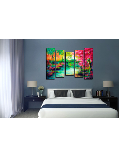 Модульная картина "Сказочный лес"