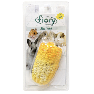 Fiory (Фиори) Maisalt био-камень для грызунов с солью в форме кукурузы, 90 г
