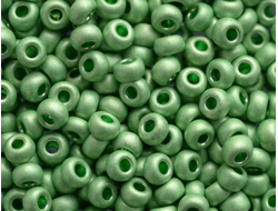 БИСЕР PRECIOSA 10/0 - 50г - 18556М  НЕПРОЗРАЧНЫЙ МАТОВЫЙ САЛАТОВЫЙ МЕТАЛЛИК