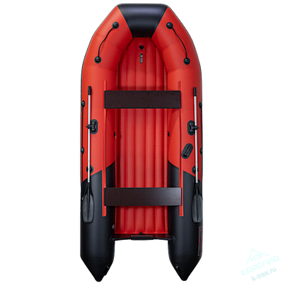 Лодка ПВХ Мастер Лодок Таймень NX3800НДНД Pro Красный / Чёрный