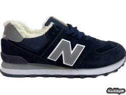 NEW BALANCE 574 С МЕХОМ BLUE МУЖСКИЕ (40-45)