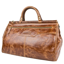 Кожаный саквояж Altamura Premium cognac (арт. 4025-53)
