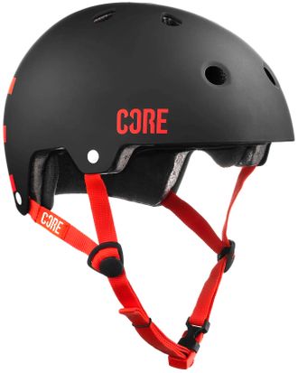 Купить защитный шлем CORE STREET (BLACK/RED) в Иркутске