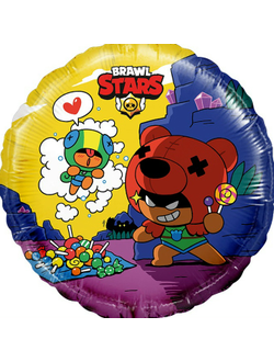 Фольгированный шар с рисунком 18 дюймов (45 см)