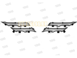 Защита радиатора для Renault Kaptur 2020- chrome верх