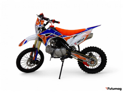 Питбайк MOTAX MX 125 Белый-оранжевый
