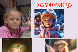 Замена лица на фото/картинке