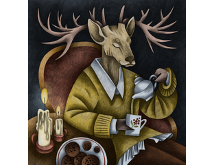 НАШИ ОТКРЫТКИ - Чеширский кот на дереве (копия)