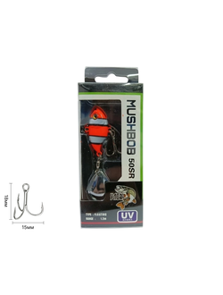 Приманка спиннер "MUSHBOB" модель: 0110, вес: 10 гр., цвет: 15(UV)