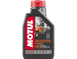 Масло моторное для 2-x тактных двигателей Motul 2T SCOOTER POWER 2T TC/FC - 1 Л (105881)