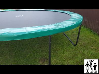 Защитный мат для батута зеленый