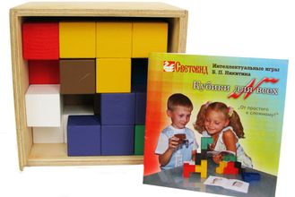 Игра Никитина "Кубики для всех" (деревянная коробка)