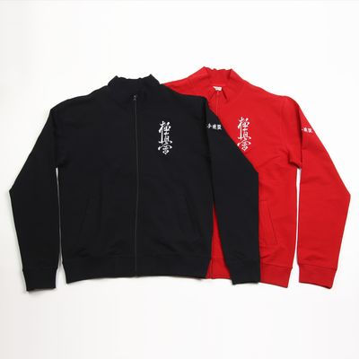 Толстовка на молнии унисекс с эластаном без капюшона