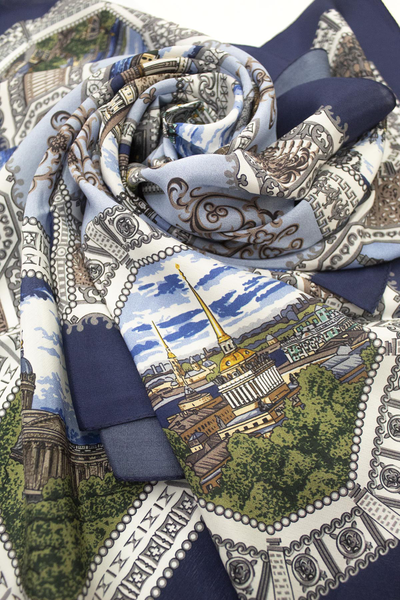 Павловопосадский платок  Санкт-Петербург 584-14