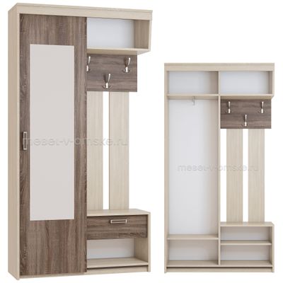 ОМ375 Прихожая Мечта. Размер: 1140х2160х382.