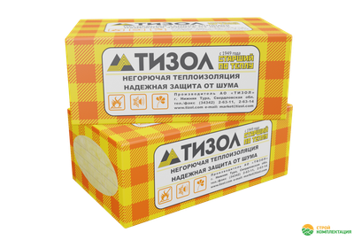 Утеплитель ТИЗОЛ EURO-РУФ 1000х600х100 мм (2 шт; 0,12 куб.м.)