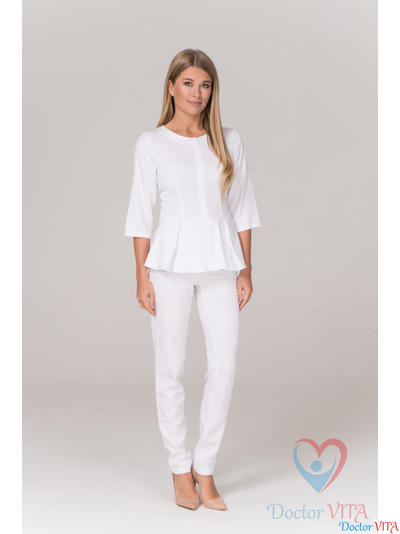 Жакет медицинский Dr.Super "Kelly" белый
