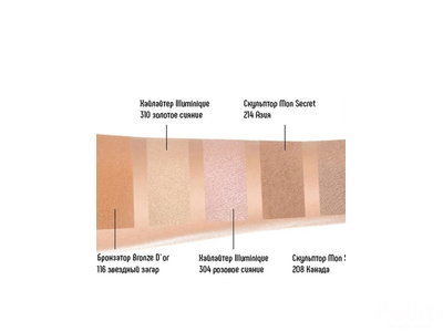 ESTRADE Компактный скульптор MON SECRET | Эстрада. Тон 201 Европа. 7 гр.