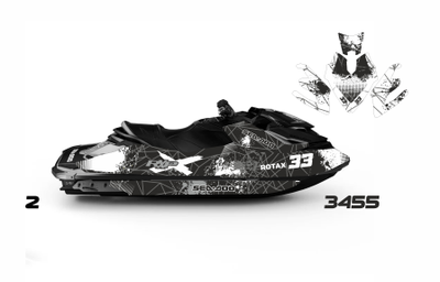 Наклейки на Гидроцикл SeaDoo BRP RXT RXP 215 260 300 2012-2017г. #3455