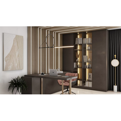 Гипсовая панель BARCODE BIG + LED артикул D-0009