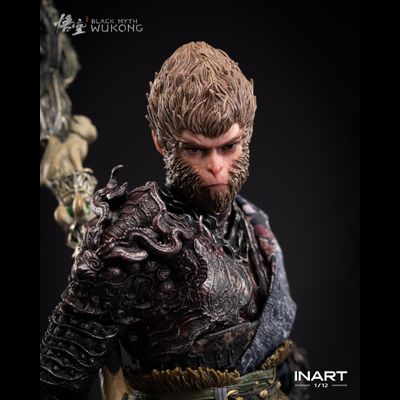 ПРЕДЗАКАЗ - Сунь Укун, Царь Обезьян (Black Myth: Wukong) - Коллекционная фигурка 1/12 SCALE Black Myth: Wukong The Destined One Bronze Set Premium Version (MAGG0002P) - INART ?ЦЕНА: 15600 РУБ.?