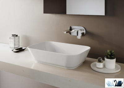 Раковина Vitra Geo 7425B003-0012, 60 х 39,5 см, накладная