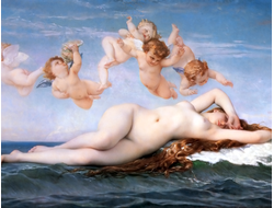 Купить греющую картину с фото репродукции рождение Венеры