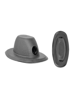 Рым леера 105х65 мм, продольный, сквозной