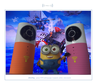 Видеоняня /WiFi видеокамера CleverDog Orange с DVR