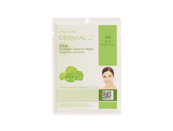 Dermal Cica Collagen Essence Mask / Dermal Тканевая маска с экстрактом центеллы азиатской и коллагеном (23 г)