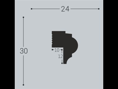 Молдинг М21 - 30*24*2000мм