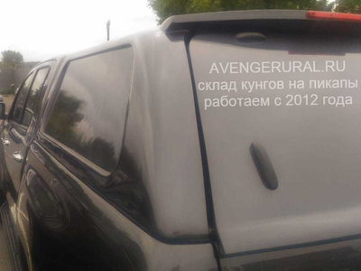 Кунг без остекления N-commerce на Toyota Hilux Revo 2015-2016-2017-2018- AvengerUral.ru чёрный 218