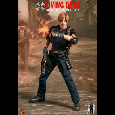 Леон С. Кеннеди (Resident Evil 4 Remake)  - Коллекционная ФИГУРКА 1/6 scale Mr.Kennedy complete set (FD014C) - Hot Heart