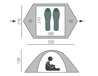 Палатка BTrace Malm 3