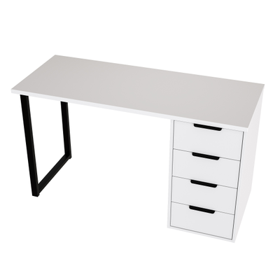 Стол С-402 белый структурный/меренга