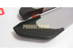 Пороги подножки "Classik Silver" 1450 мм для Lada NIVA I TRAVEL 2020-